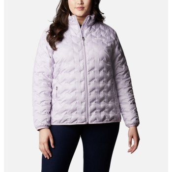 Dámské Bundy Columbia Delta Ridge Down Plus Size Fialové SLKZDH208